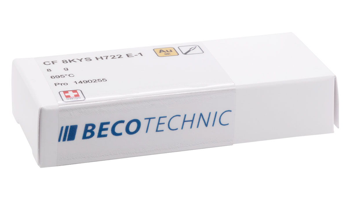 Schmucklotpaste, Weich, 333/- Gelbgold, 695 °C, 8 g