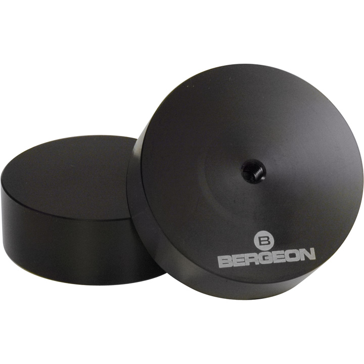 Bergeon 6527-6P Sortiment von 6 POM-Druckstücken, Gewinde M6, Dicke 14 mm