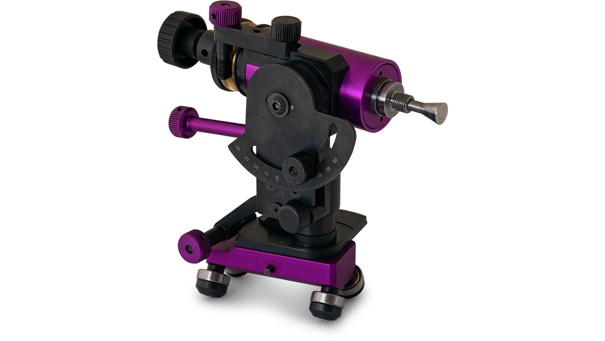 Lapidierschlitten mit Feineinstellung