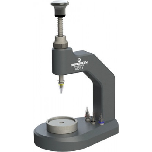 Bergeon 8935-1 Zeigerpressstock mit 1 Brosche