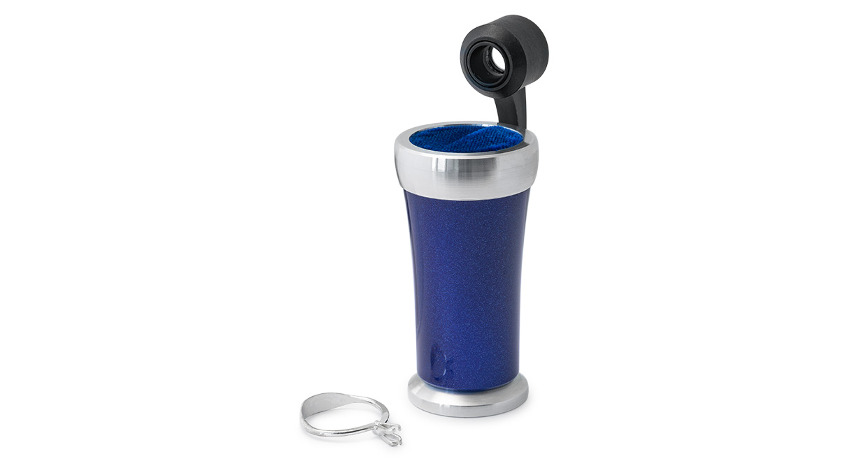 Inschrift-Lupe für Diamanten, 30x Vergrößerung, mit Federfassung