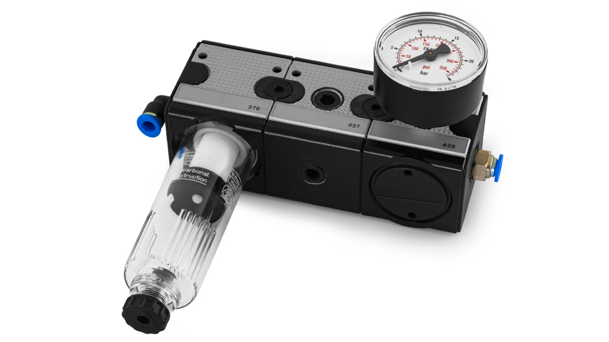 Wartungseinheit Multifix Baureihe 1, Bauform Standard, Gewinde G 1/4", Anschluss 6 mm