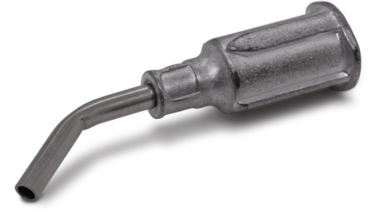 Gebogene Endspitze für VOH BV-03, zur Montage von Saugstempeln