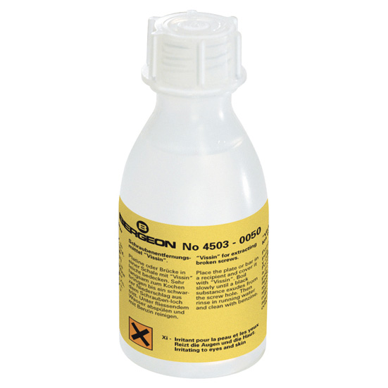 Bergeon 4503-0050 Vissin 50 ml, Mittel zur Auflösung von Schrauben auf Platinen und Brücken