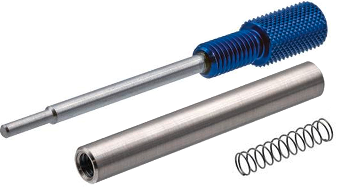 Horia AR AI 01-00 Blauer Montierter Griff mit Schaft, Feder und farbiger Kappe, zum Montieren einer AR
AI Spitze und eines Abhebers