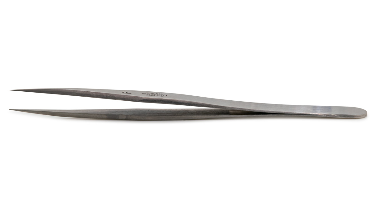Dumont Pinzette, Form P, Inox 02, 120 mm