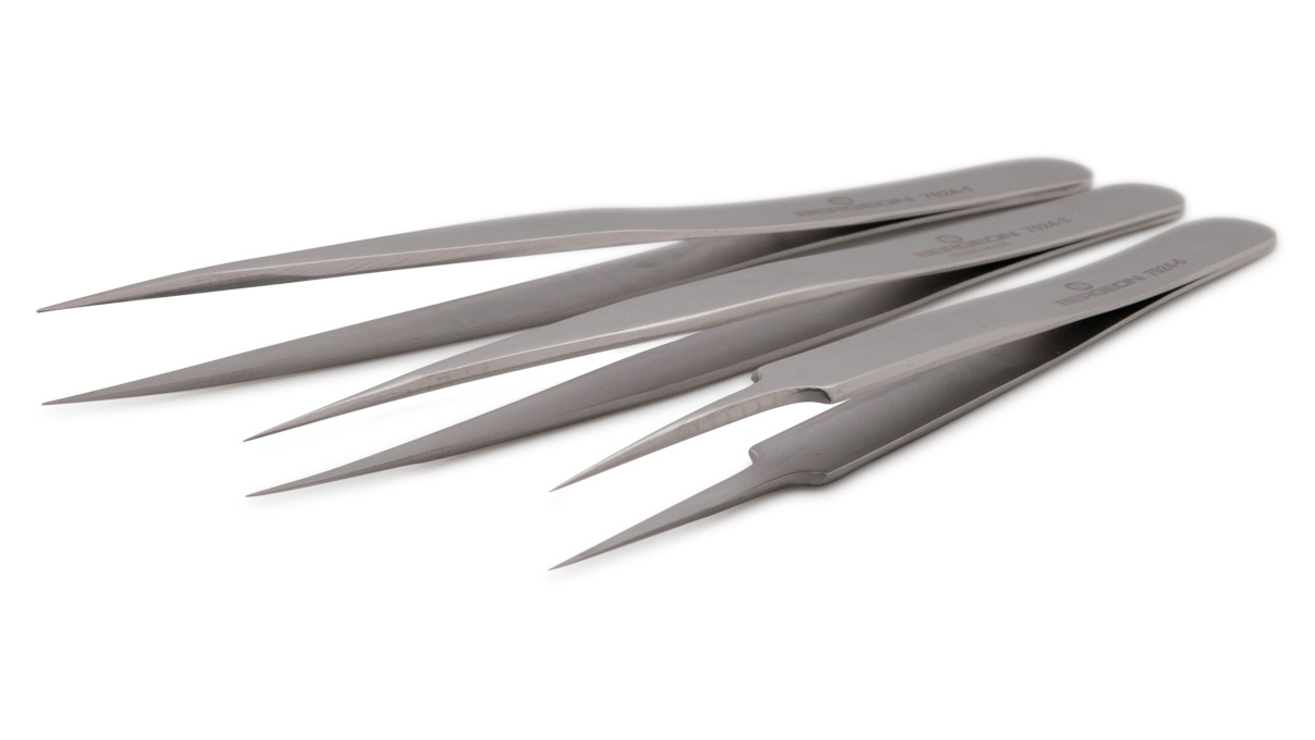 Bergeon 7024-P03 Set mit 3 Kornzangen