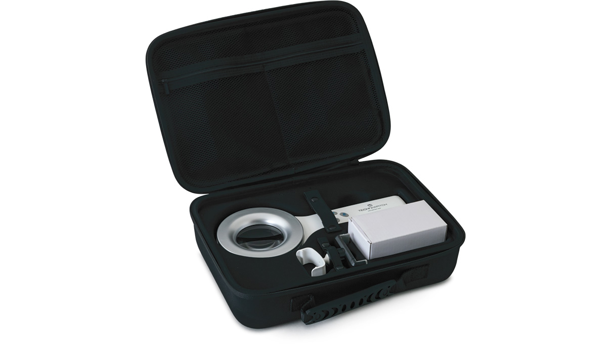 Prüf-Lupenleuchte für Leuchtstoffe, Vergrößerung 2x