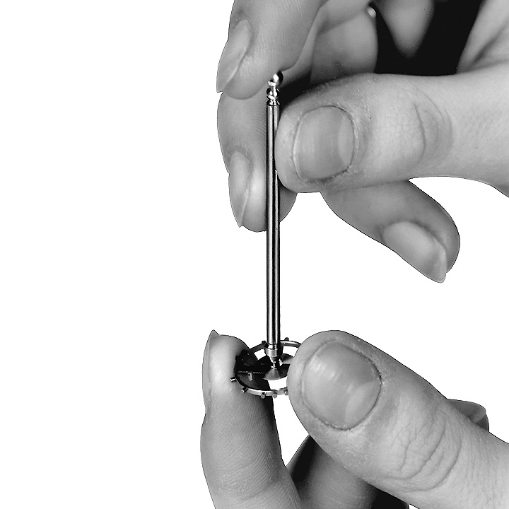 Bergeon 5482 Werkzeug um die Spitzen der Unruhzapfen abzurunden