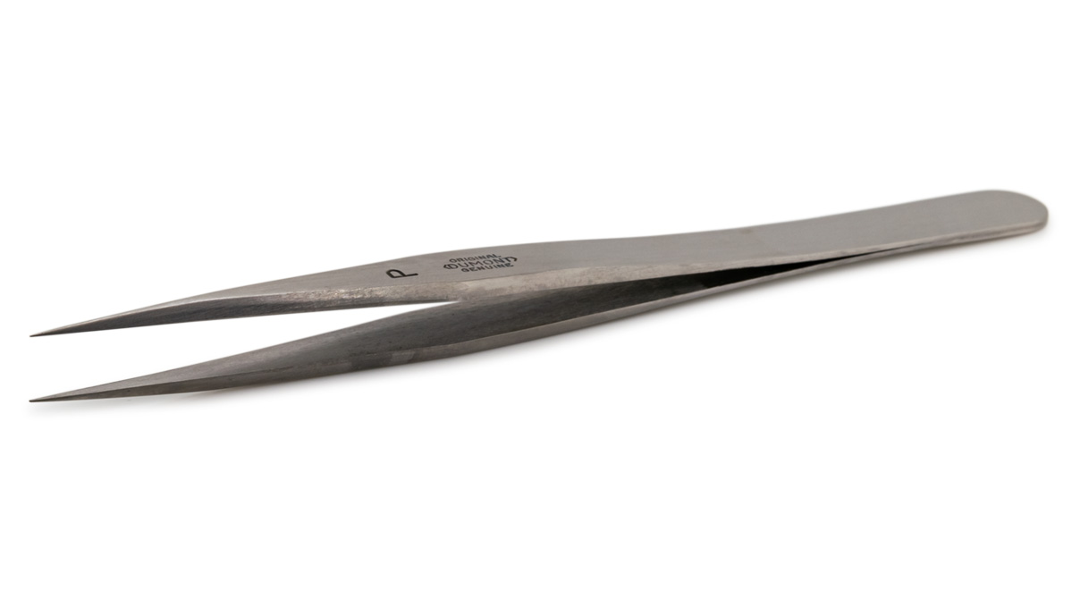 Dumont Pinzette, Form P, Inox 02, 120 mm
