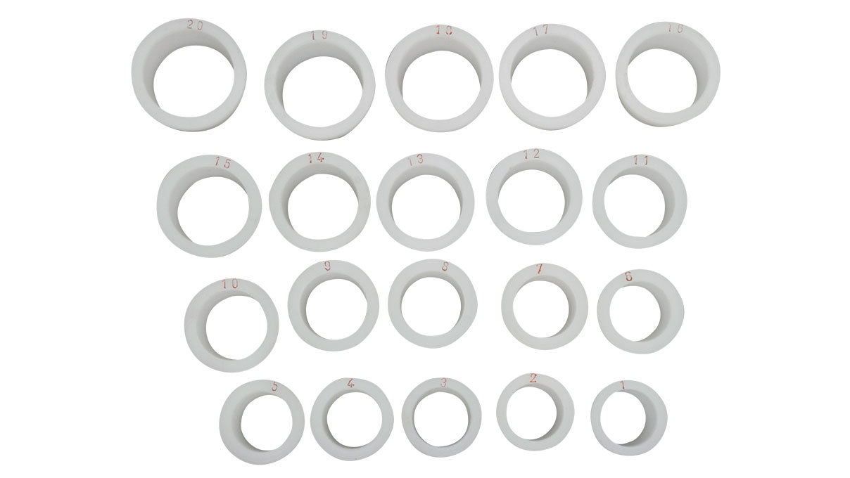 20 Plastikhülsen zum Erweitern für Ringweitenänderungsmaschine