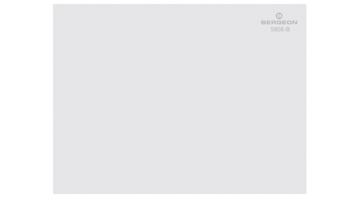Bergeon 5808-B-01 Arbeitsunterlage, selbstklebend, strukturiert, weiß, 1,5 x 320 x 240 mm