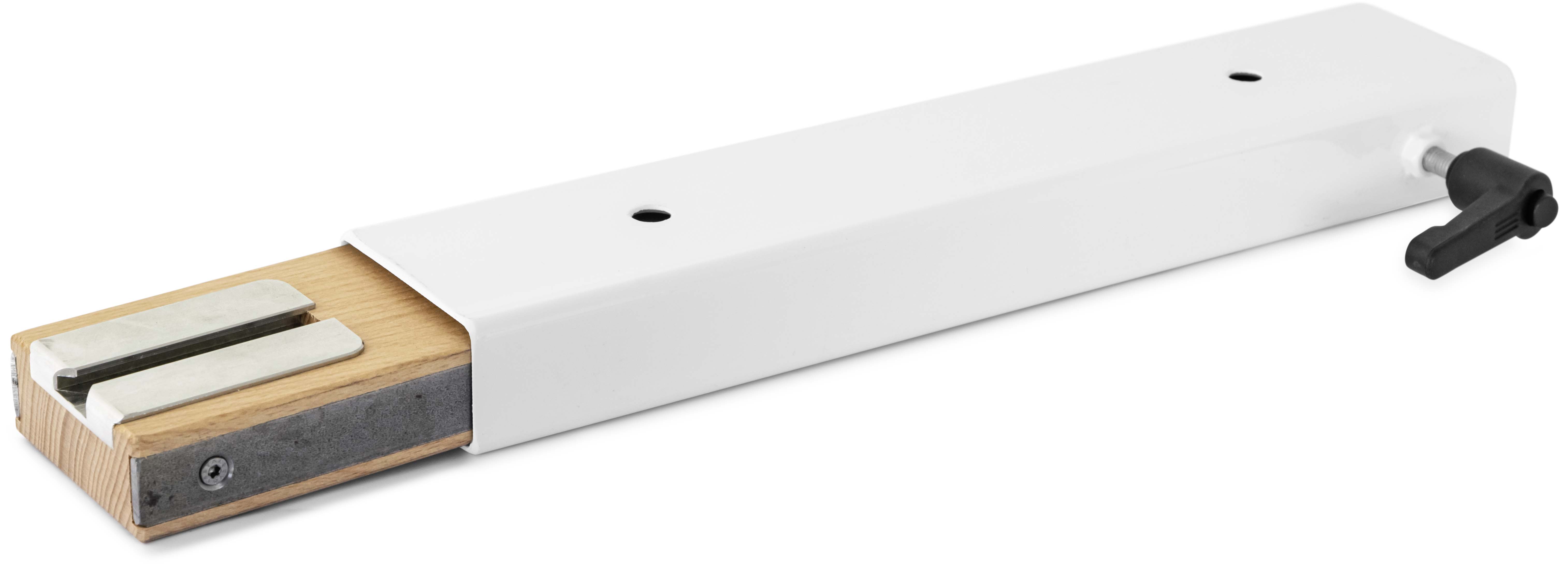 Kombi-Einsteckvorrichtung mit Feilholz und Schraubstockhalter, mit Schnellbefestigung, weiß,
Sonderausstattung für Ergolift Evolution, mit Sägevorrichtung