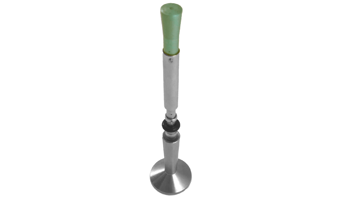 Jismaa Öl-Schmiersystem mit hydrostatichem Druck, 30/100, Ø ext. 0,3 mm / Ø. int. 0,12 mm, Ausgerüstet
mit einem Einstellungsystem für die genaue Menge an Schmiermittel, grün, Metallfuß

