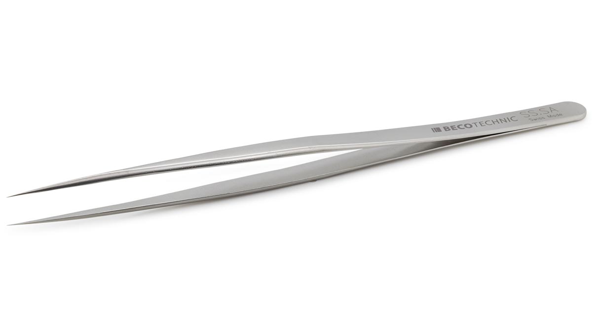 Beco Technic Pinzette, Form SS, Edelstahl, SA, 140 mm
