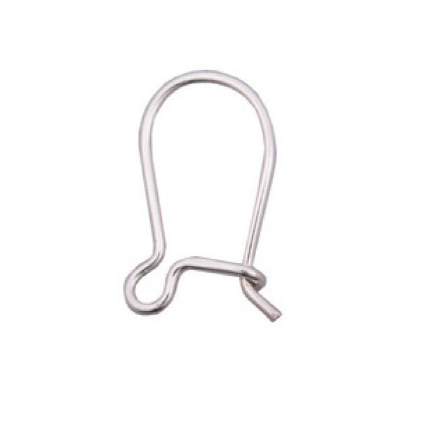 Ohrhaken, Draht 0,8 mm, 925/- Silber