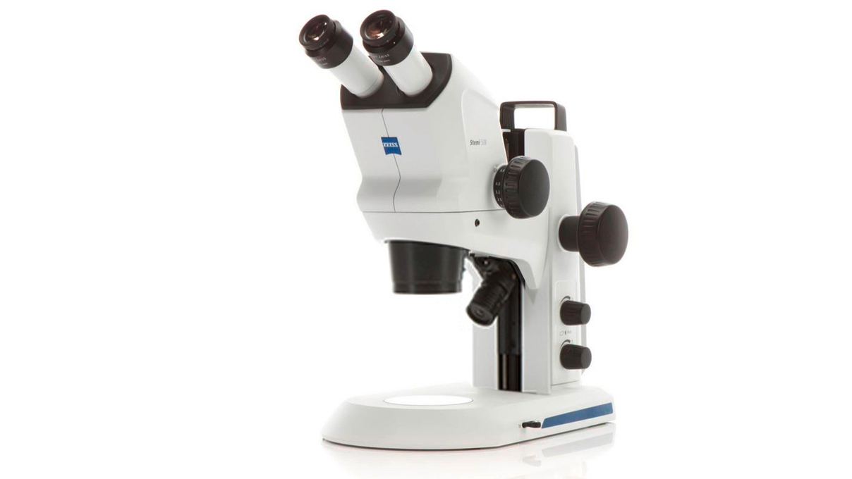 Zeiss Stemi 508 Set EDU, Binokulares Stereomikroskop mit Spot-Leuchte K LED und Stativ K EDU