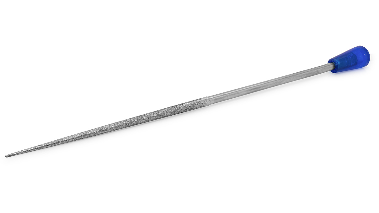 Diamant-Nadelfeile, rund, Körnung D 91, Belag 70 mm, Länge 140 mm