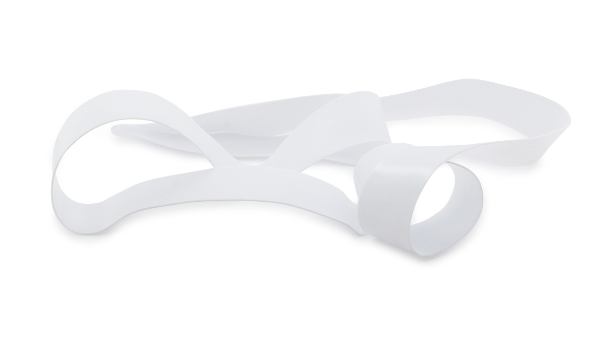 Gummiband weiß Ø 250 mm, 250 Stück