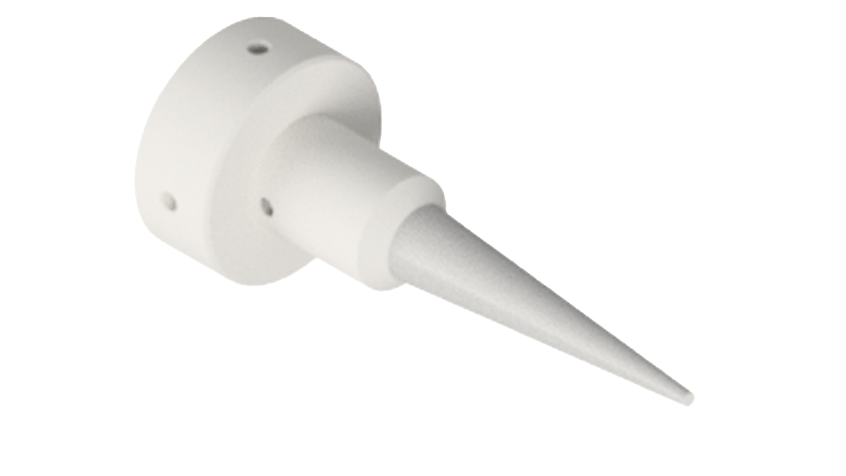 Einteiliger Rattenschwanz für Crevoisier Maschinen (M12), konischer Durchmesser Ø 4 bis 20 mm, Länge
90 mm