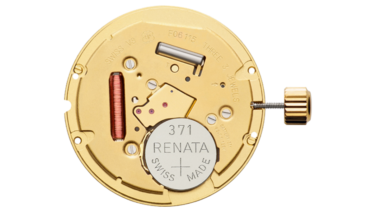 AU-Werk ETA F06.115 MH1 11 1/2''' DATE6 SC Quarz (371 | SR920SW) - HeavyDrive