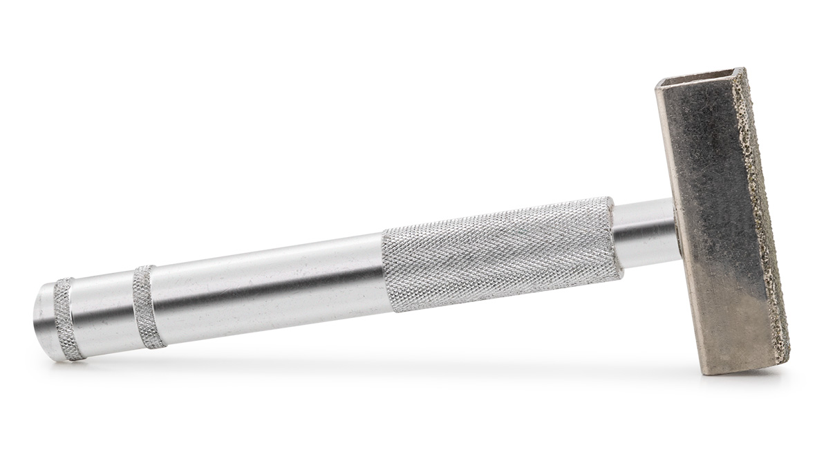 Diamant-Handabrichter für gummierte Schleifscheiben, 120 mm