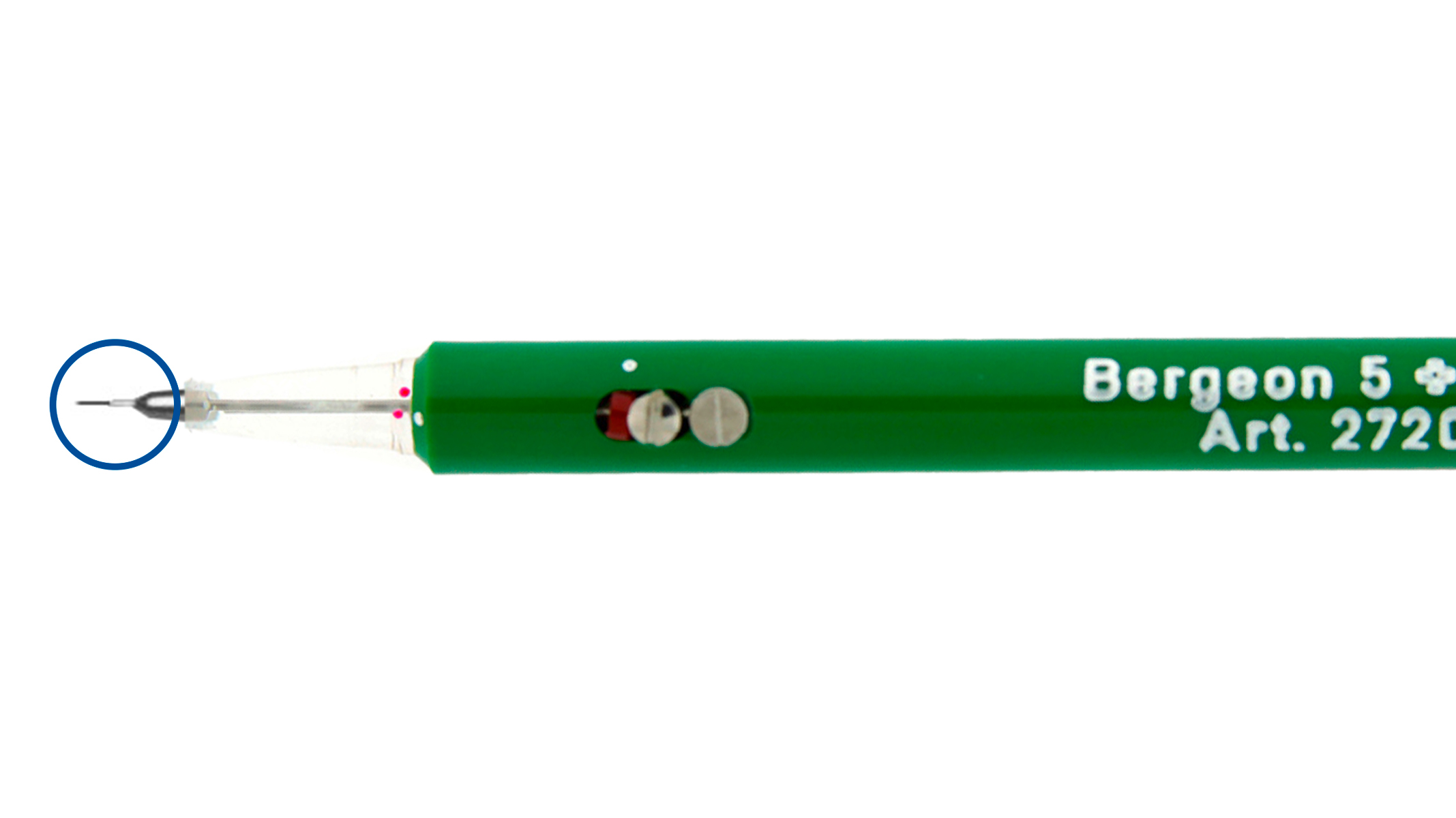 Bergeon 2720-P Nadel für automatischen Ölgeber 2720-5 (grün)