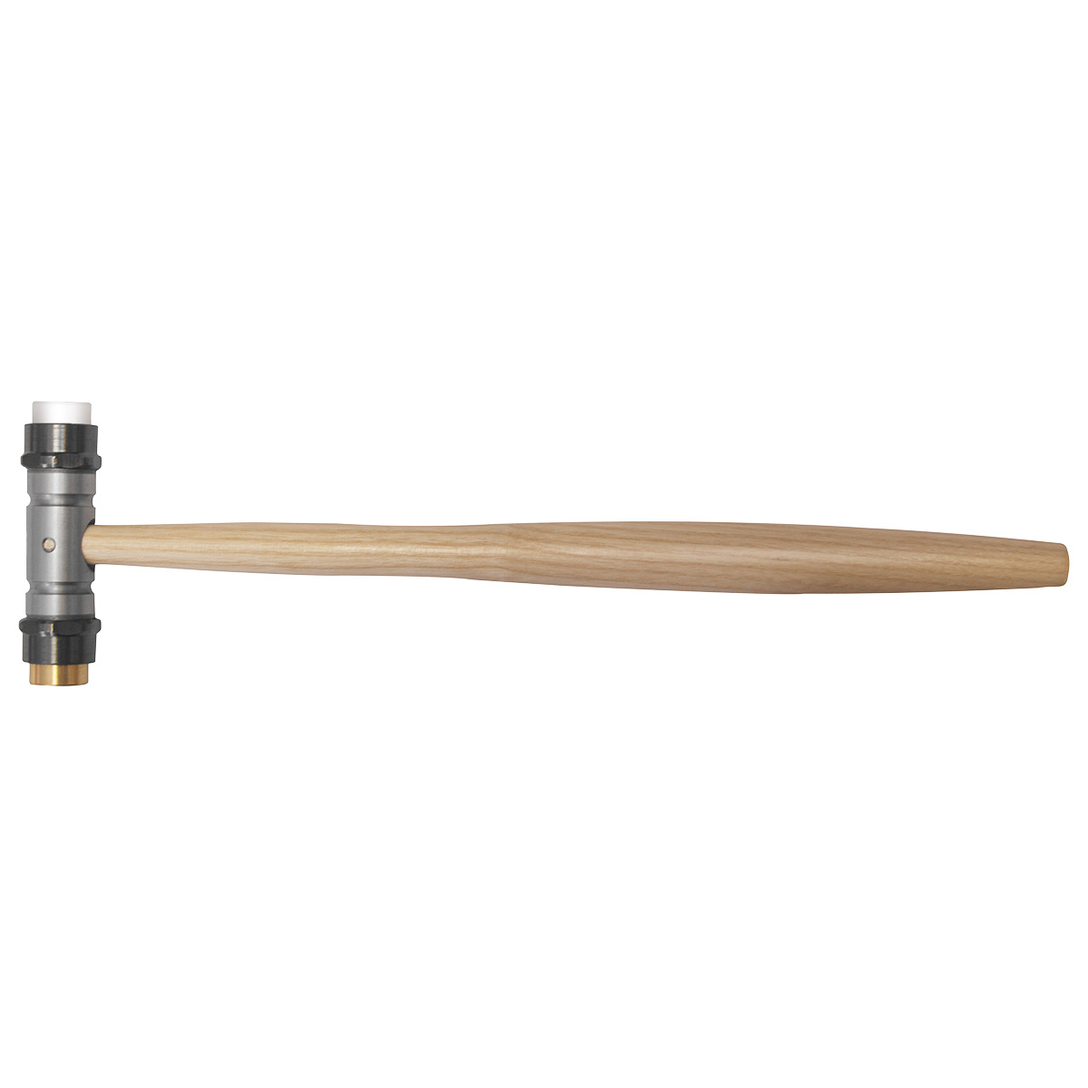 Bergeon 30417 Bi-Material Uhrmacherhammer mit Kunststoff- und Messingspitze