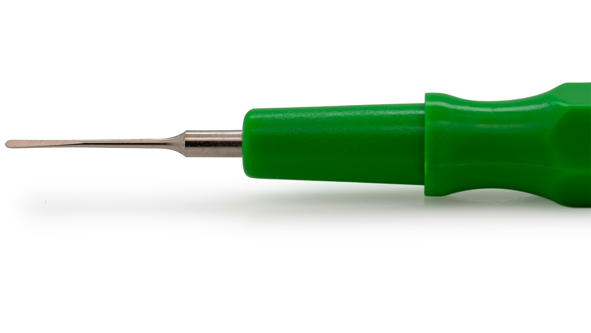 Ölgeber grün, flach, mittel 0,5 mm