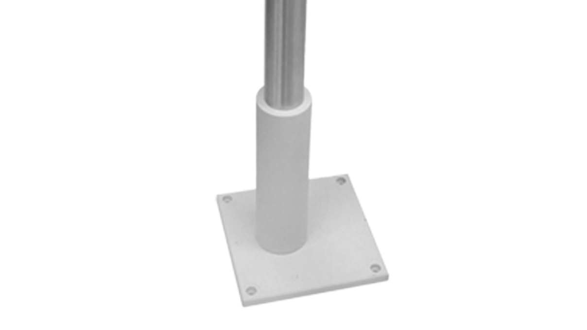 Tischstativ Ausleger B lang (55 cm x 65 cm) für Mikroskope, ohne Mikroskopträger, mit Aufschraubplatte