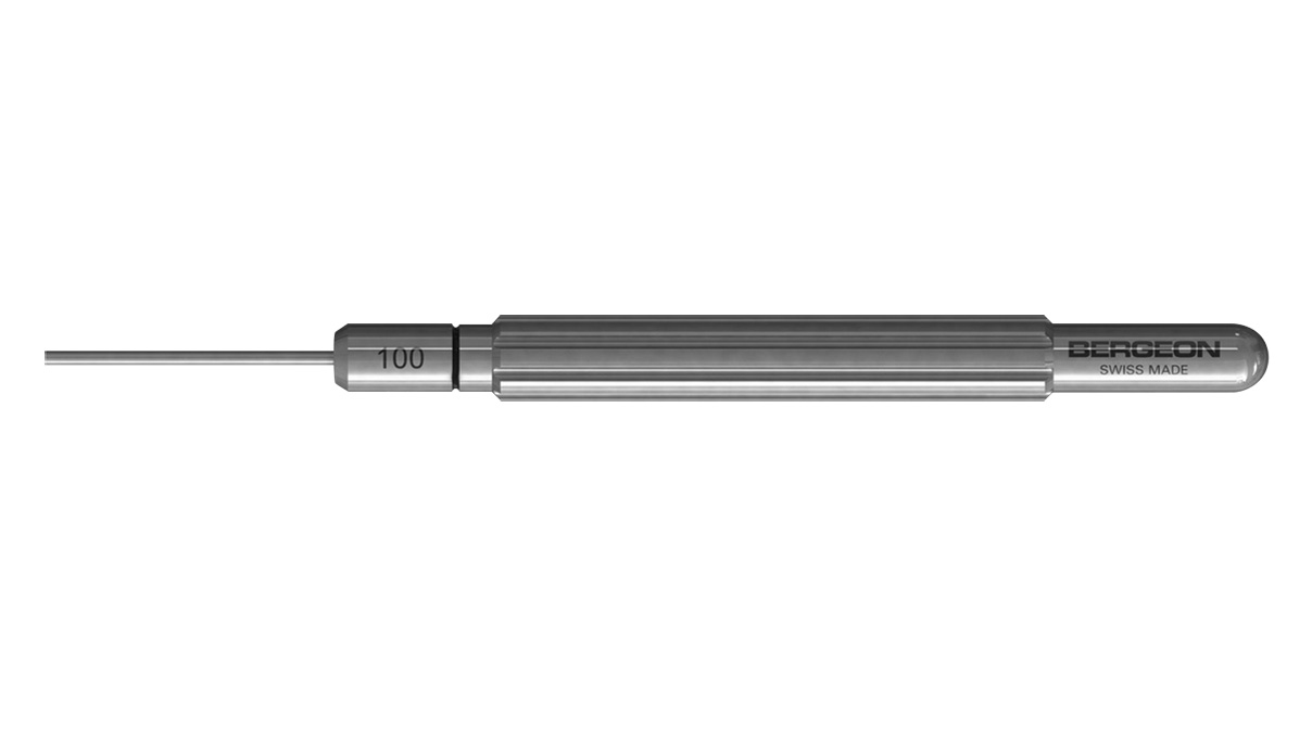 Bergeon 16988-090 Stiftausschläger mit Spezialprofil, Ø 1 mm