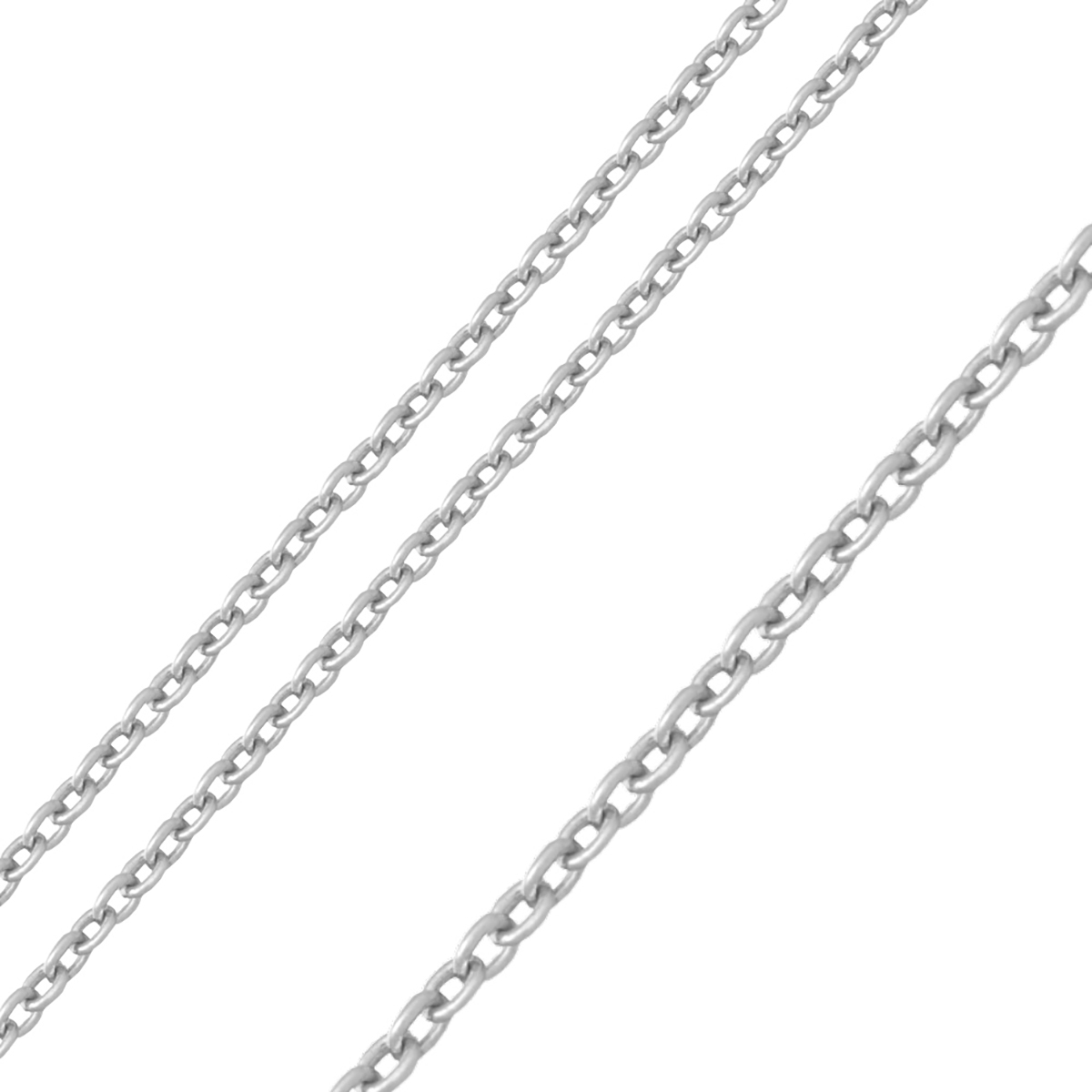 Ankerkette, 935/- Silber, Draht 0,6 mm, rund, Breite 2,6 mm