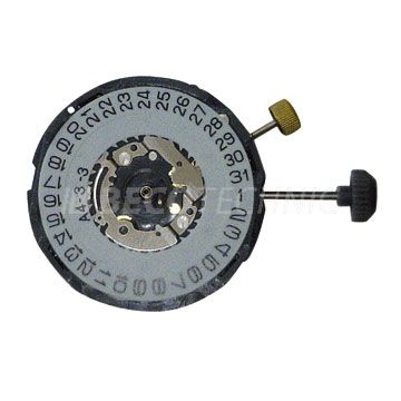 AU-Werk Miyota 6L76 10 1/2''' DATE3 SC ALARM Quarz (364 | SR621SW)