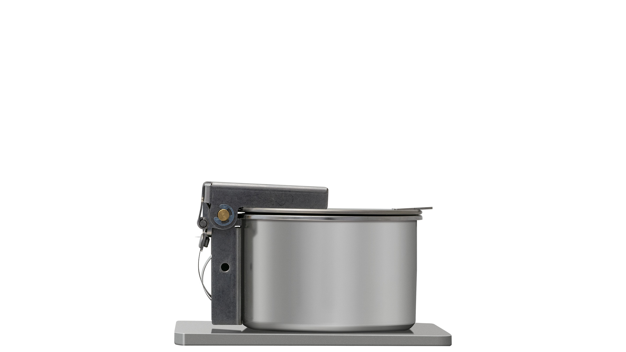 Waschgefäß mit automatisch schließendem Feuerschutzdeckel, Edelstahl, 0,15 l