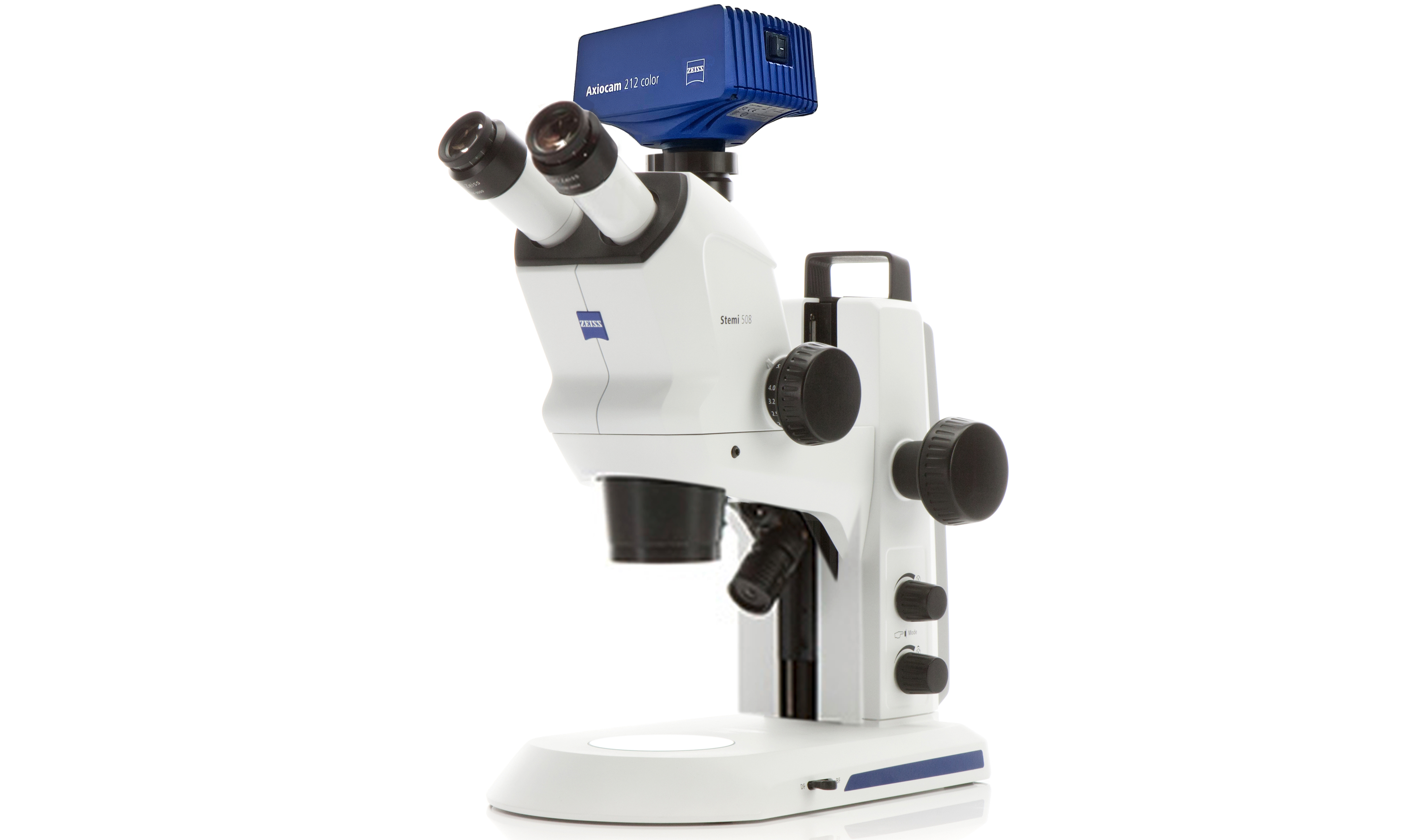 Zeiss Stemi 508 Set CAM, Stereomikroskop-Set mit Spot-Leuchte K LED, Stativ K EDU und AxioCam 212
color 12 MP Farbkamera
