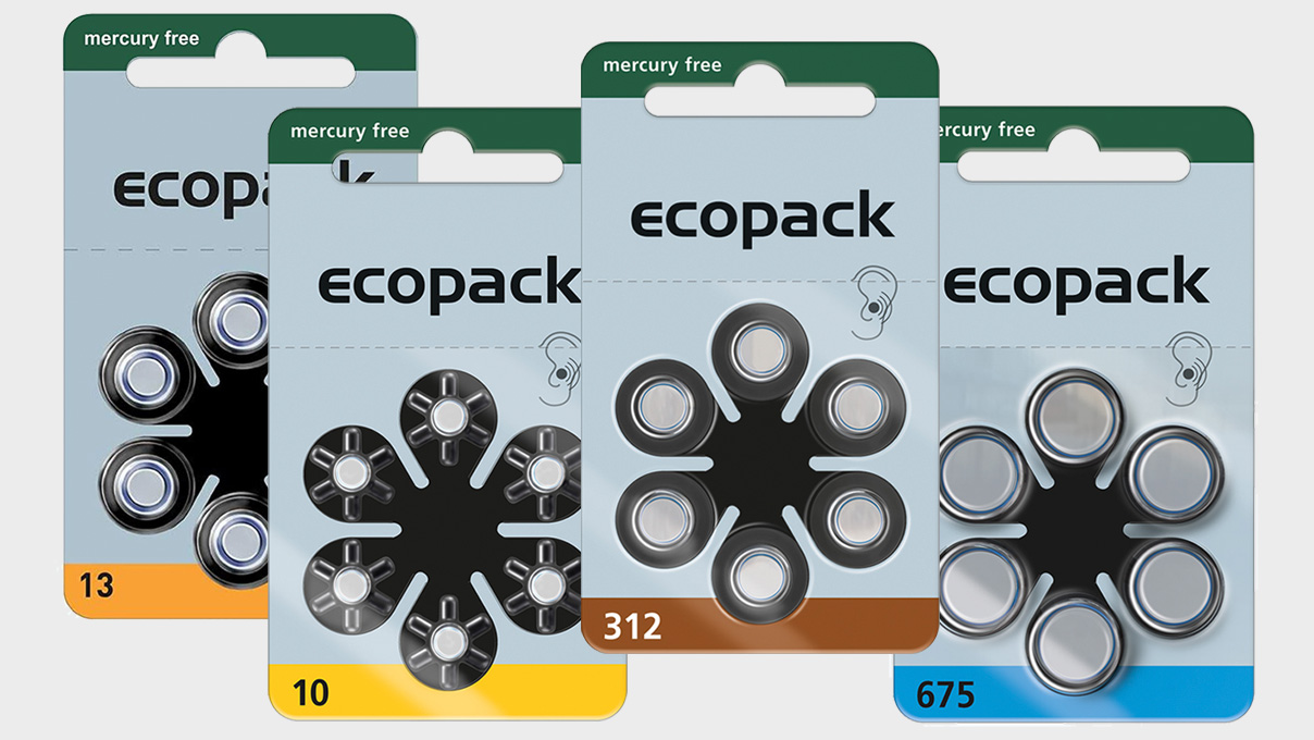Ecopack Hörgerätebatterien