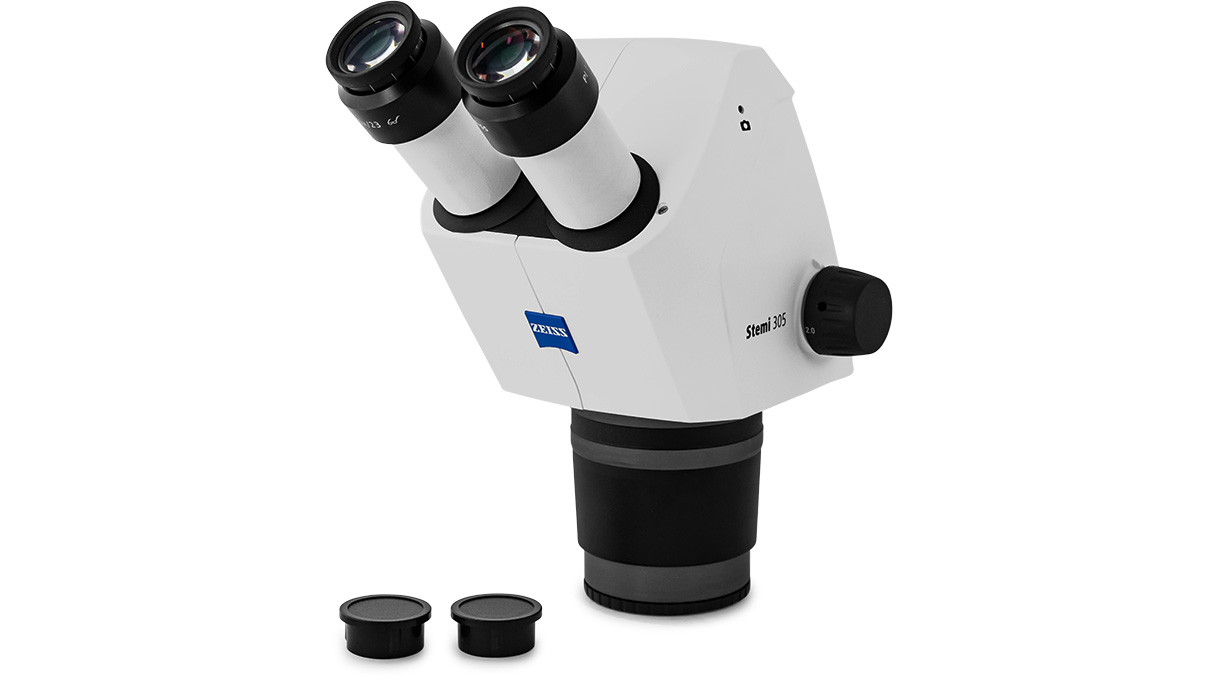 Zeiss Stemi 305 cam E, Stereomikroskopkörper mit integrierter 4 Megapixel Ethernet Kamera