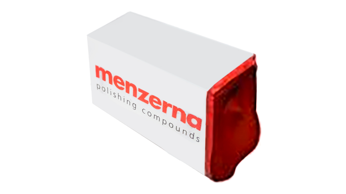 Menzerna Block 270 g Poliermittel für Silber und Gold, rot, B-Ware (mit leichten optischen Mängeln)