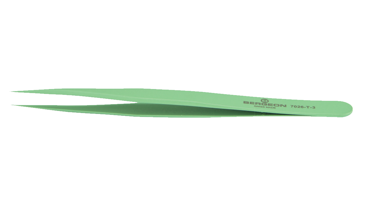 Bergeon 7026-T-3 Kornzange Form 3, mit Beschichtung aus PTFE