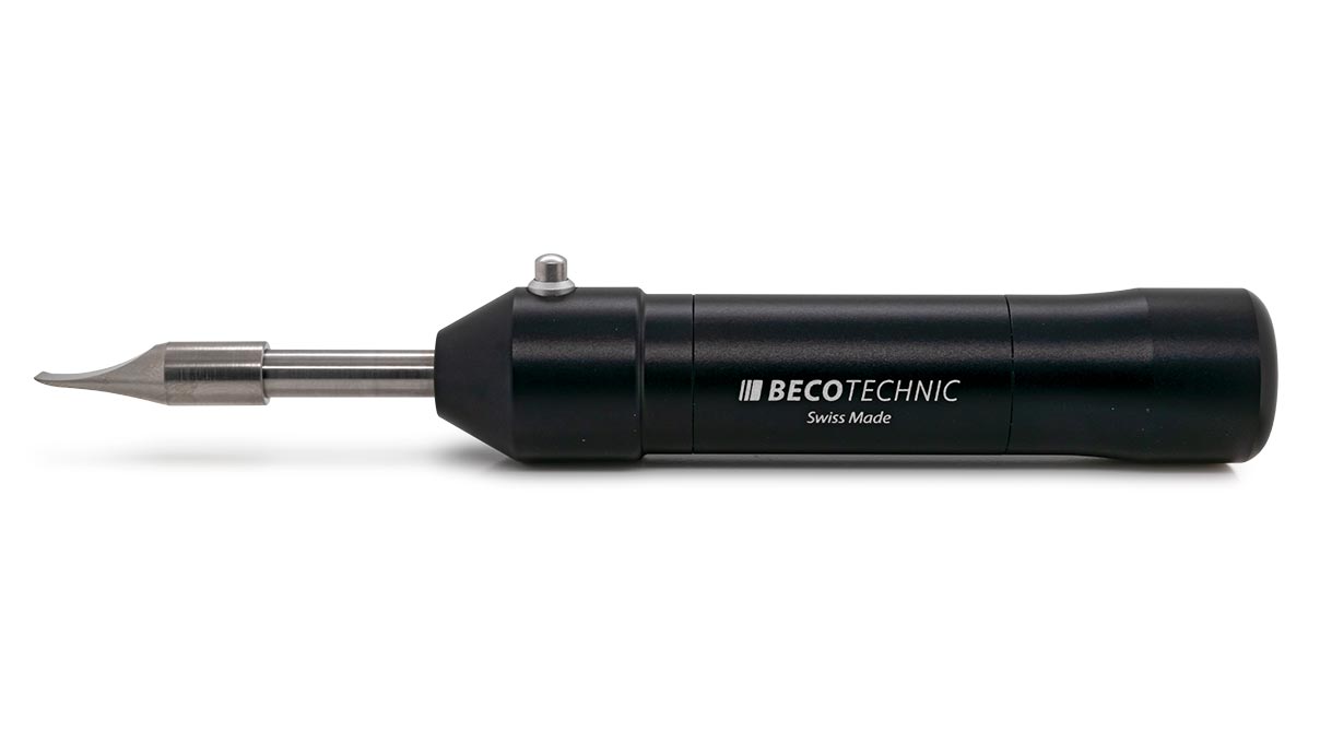 Automatischer Sprungdeckelöffner mit Hammerauslösung, inklusive 2 Klingen