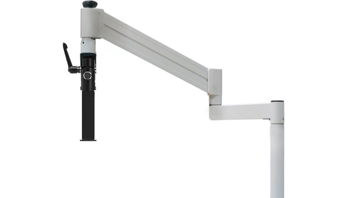 Zeiss Stativ U, Federgelenkarmstativ mit Tischbefestigung zum Klammern oder Aufschrauben