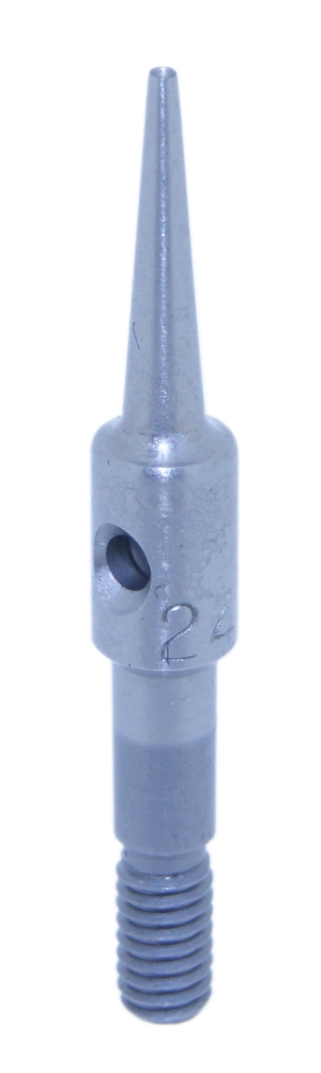 Badeco Spitze für Niet- und Fasserhammer, rund und konkav, 0,80 mm