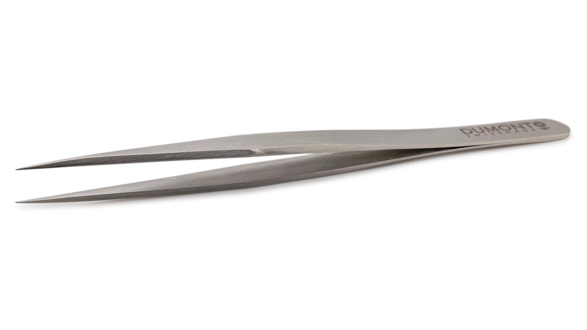 Dumont Pinzette, Form 1, Antimagnetischer Edelstahl, 120 mm