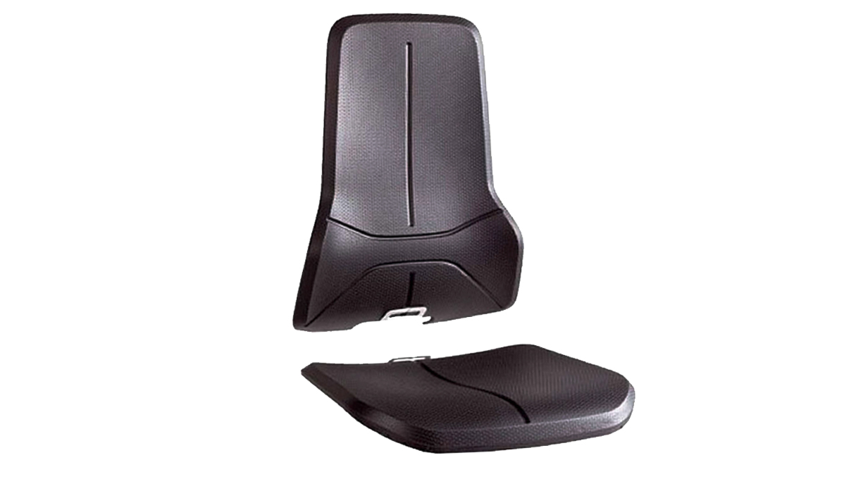 Bimos Neon Polsterelement Integralschaum 9588-2000 für Arbeitsstuhl Neon, schwarz