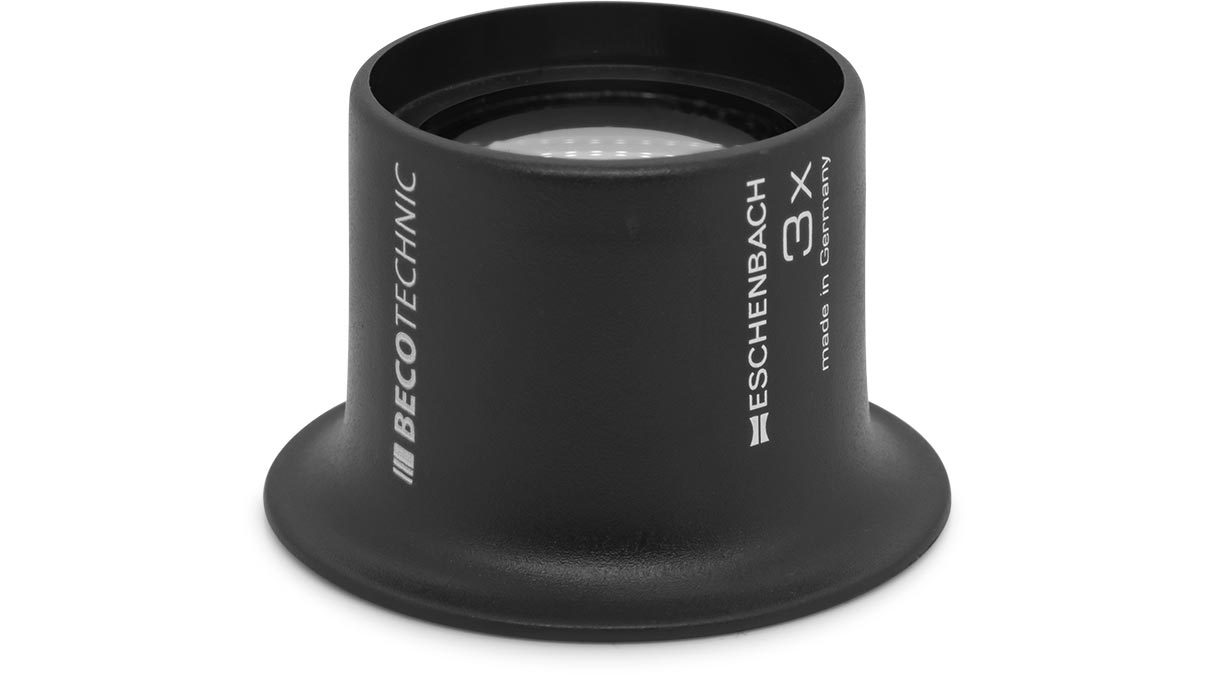 Eschenbach 11243 Uhrmacherlupe, anthrazit, Vergrößerung 3x