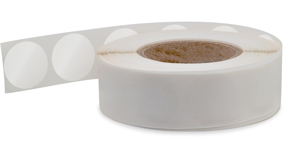 Watch Sticker, statisch haftend, Ø 50 mm, Rolle mit 1000 Stück