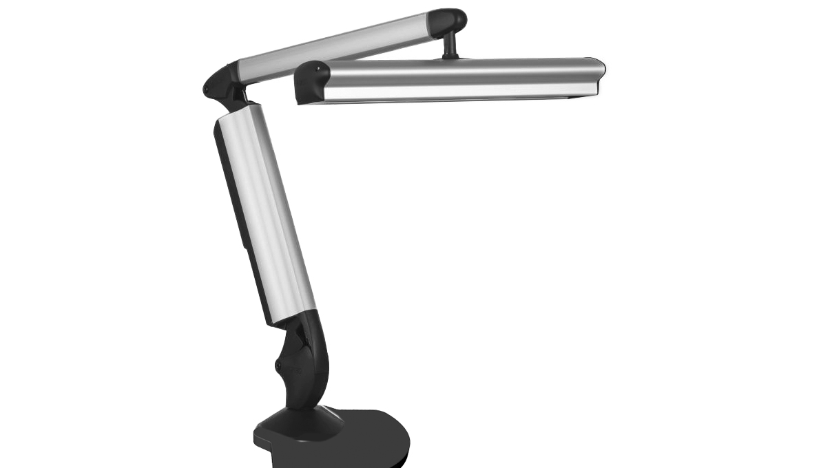 Sockel OX260, fächerförmiger, schwerer Fuß für hohe Stabilität, Kunststoff, schwarz, für Veritas-Leuchten