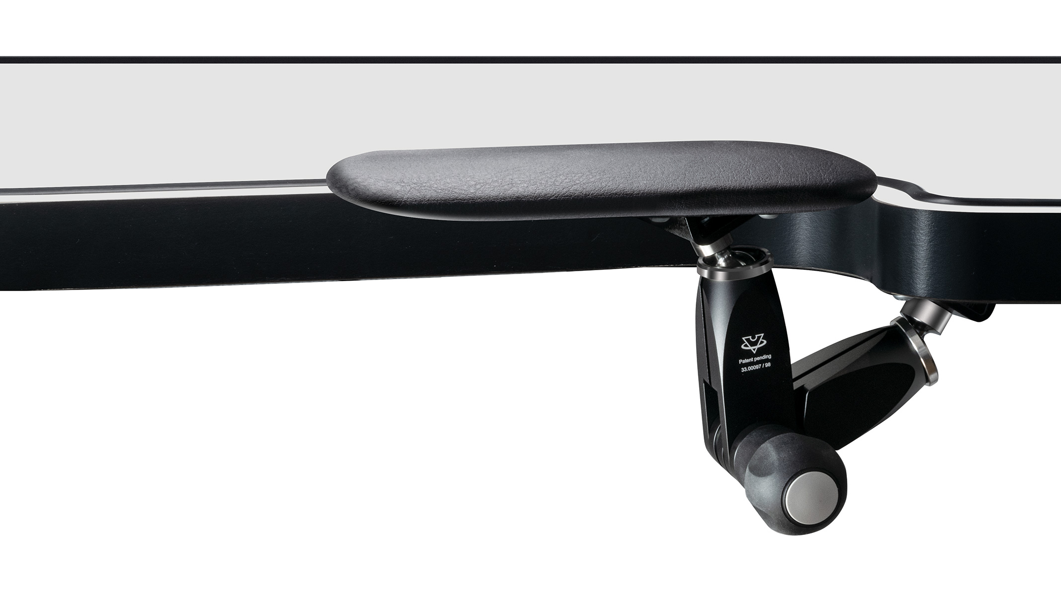 VOH Armauflagen kurz, 3D verstellbar, schwarz, Sonderausstattung für Ergolift Evolution (Ergo Suite, swiss
patent)