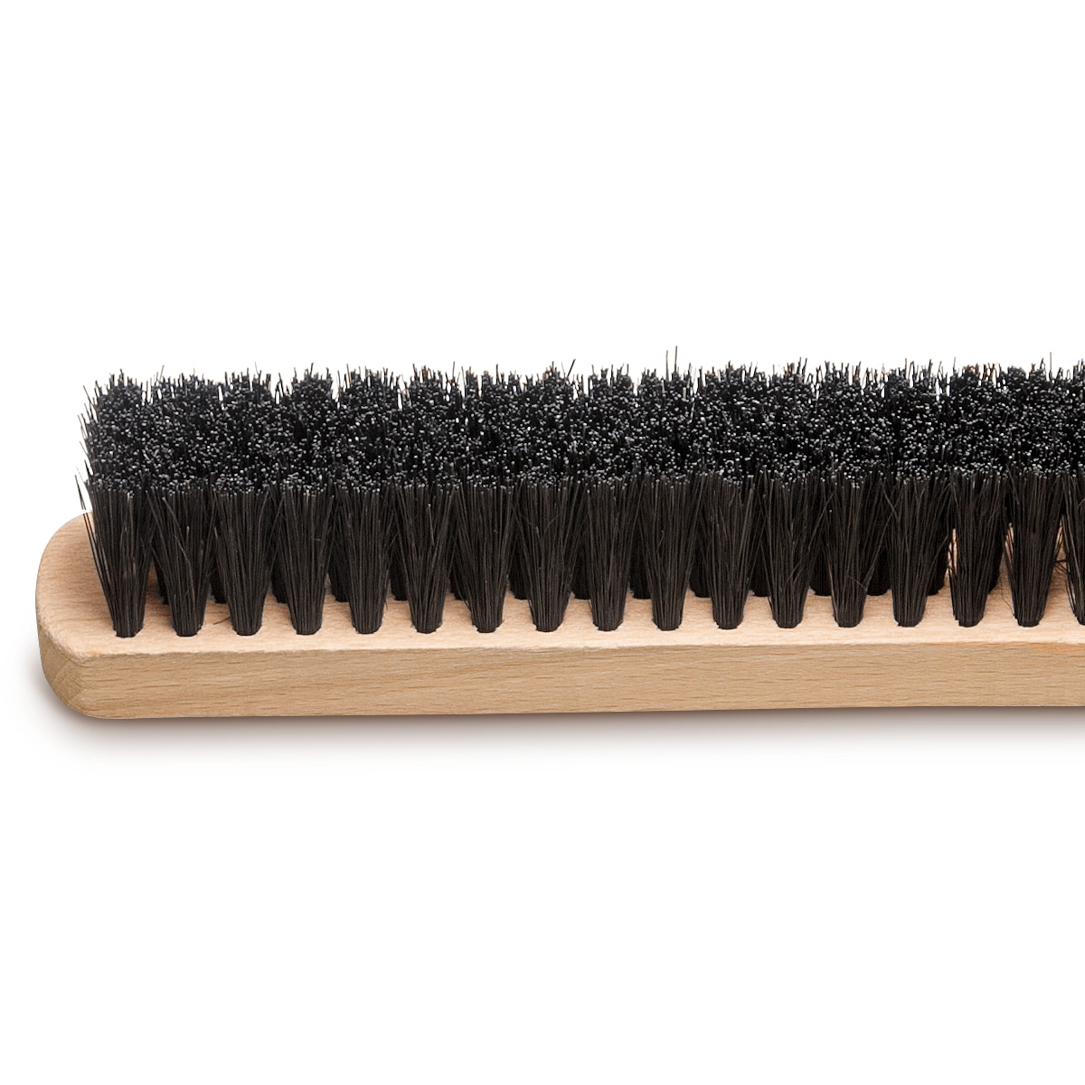 Auswaschbürste, 4-reihig, schwarze Chungking Borsten, Holzgriff, Länge 285 mm