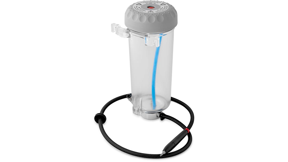 Renfert Zusatztank 70 - 250 µm, links, für Vario Basic, mit Strahldüse 1,2 mm